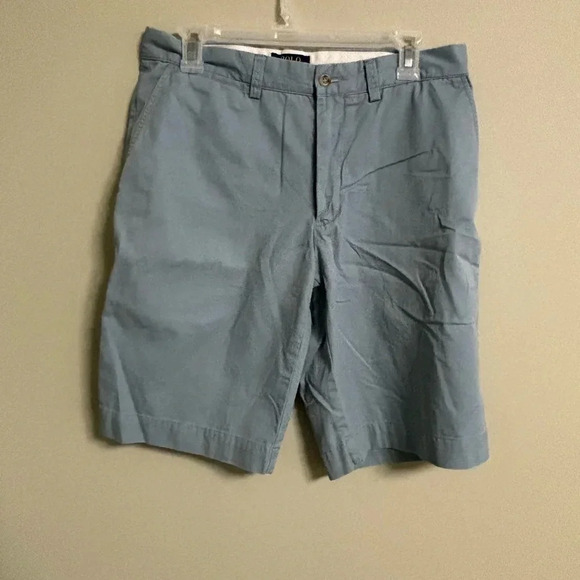 Polo Ralph Lauren Men's Size 32 Shorts Light Blue 10 Inch Inseam, 100% Cotton - Picture 1 of 7